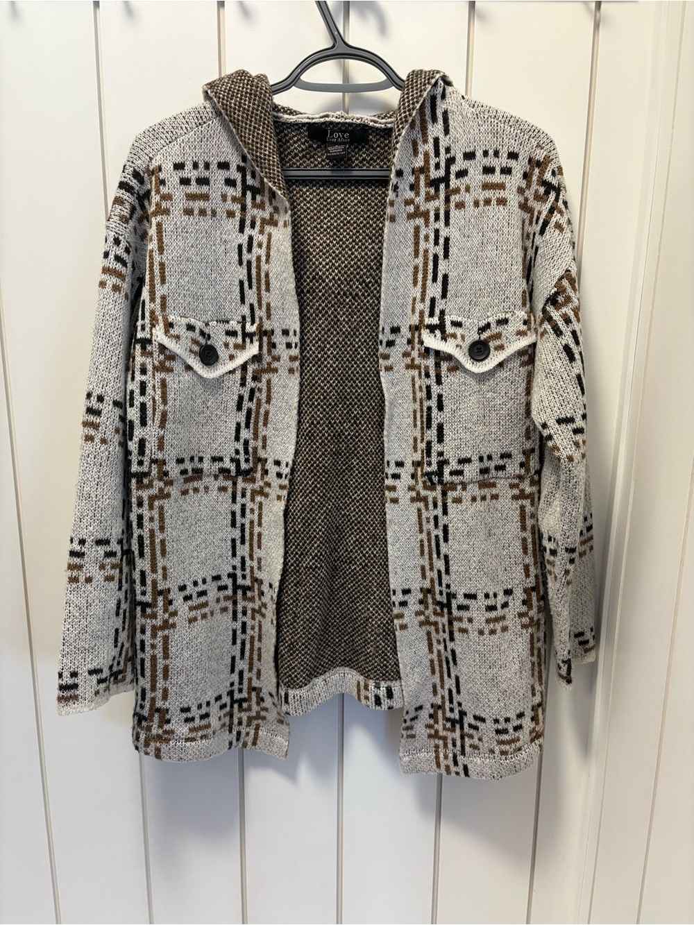 Love Ever After Hooded knit Cardigan